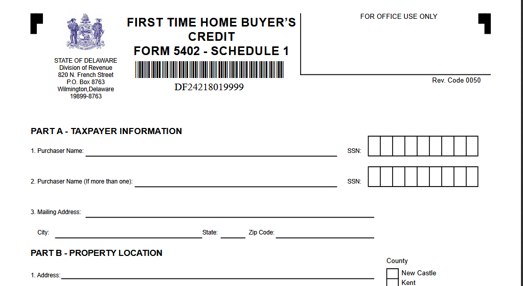 Delaware First Time Home Buyer Transfer Tax