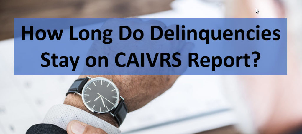 CAIVRS Report