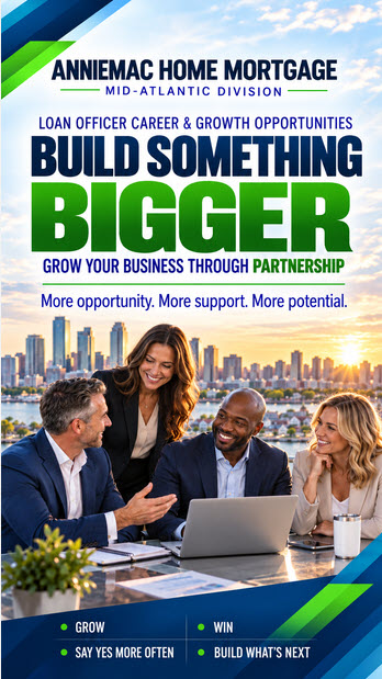 AnnieMac Home Mortgage Mid-Atlantic Division loan officer opportunities with John Thomas