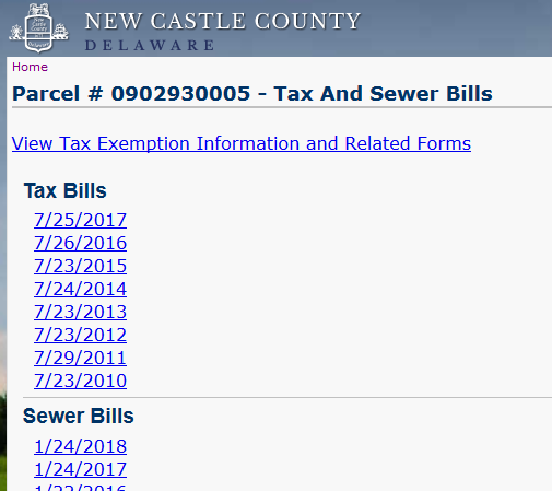 New Castle County Property Tax Increase