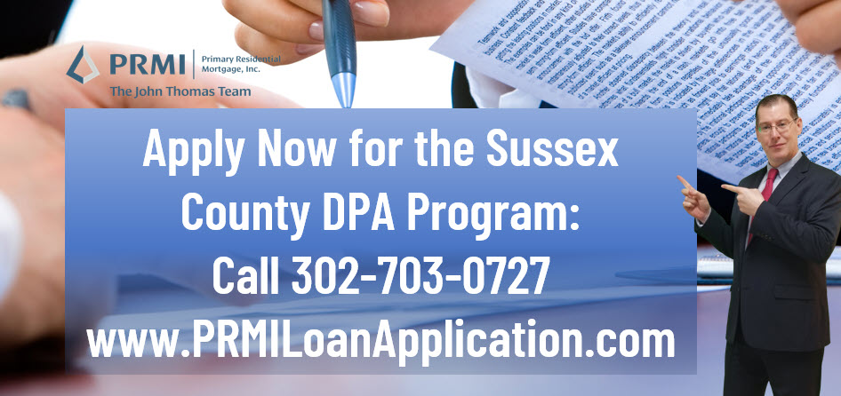 Sussex County Delaware Down Payment Assistance Program Application