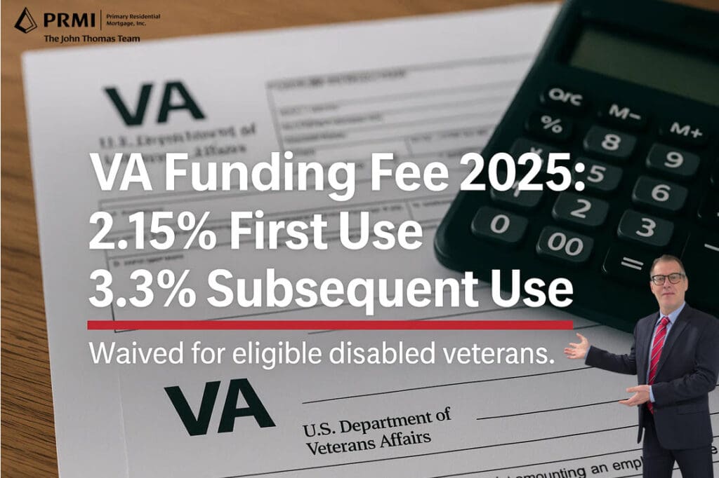 VA Funding Fee 2025 for Construction Loan