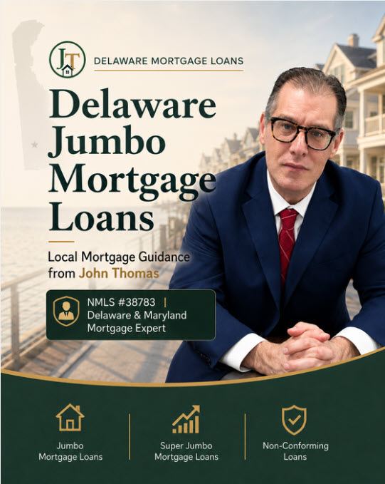 John Thomas, NMLS #38783, Delaware jumbo mortgage loan officer