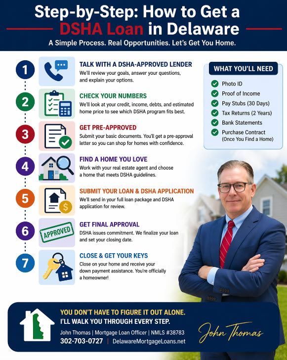 How to Get a DSHA Loan in Delaware Step by Step