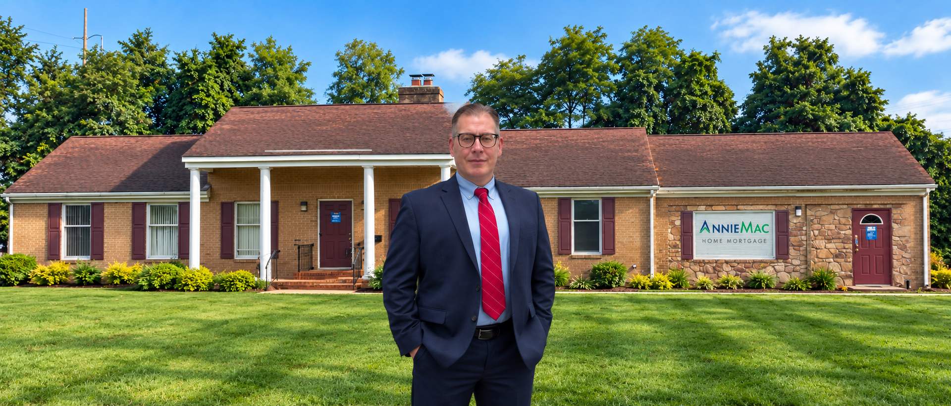 John Thomas at the John Thomas Team office at 248 E Chestnut Hill Rd, Newark, DE - John Thomas Team with AnnieMac Home Mortgage - NMLS #38783