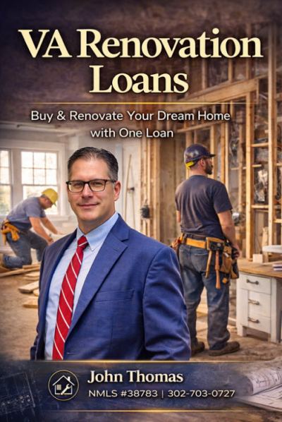 VA renovation loans Delaware helping veterans finance home purchase and renovation with one mortgage